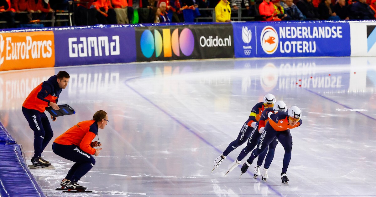 Ook onder Rintje Ritsma blijven Nederlandse schaatsers aanmodderen op ...