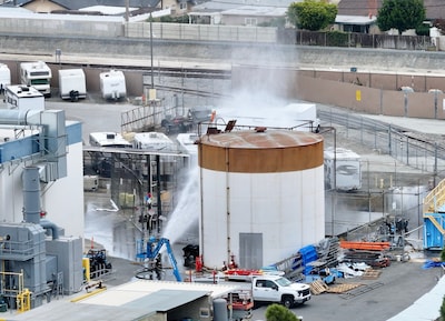 Duizenden mensen geëvacueerd bij Los Angeles om defecte chemische tank: ‘Hij begeeft het of explodeert’