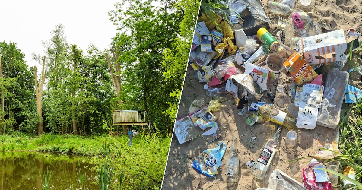 Woede bij Wildrie na avonden vol afval bij ’t Vleer: ‘Er lagen bierflesjes, kapot glas en zelfs rauw