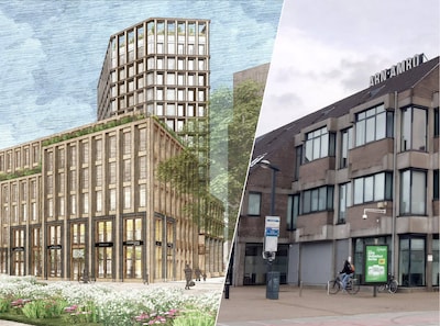 Enschede in onderhandeling over koop ABN Amro-kantoor aan Stationsplein