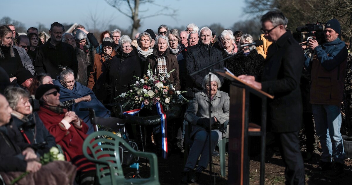 Amerikaanse kleinzoon buurman Kraaijenbrink spreekt op herdenking ...