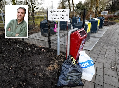 Boete van 110 euro voor dag te vroeg afval aan straat zetten