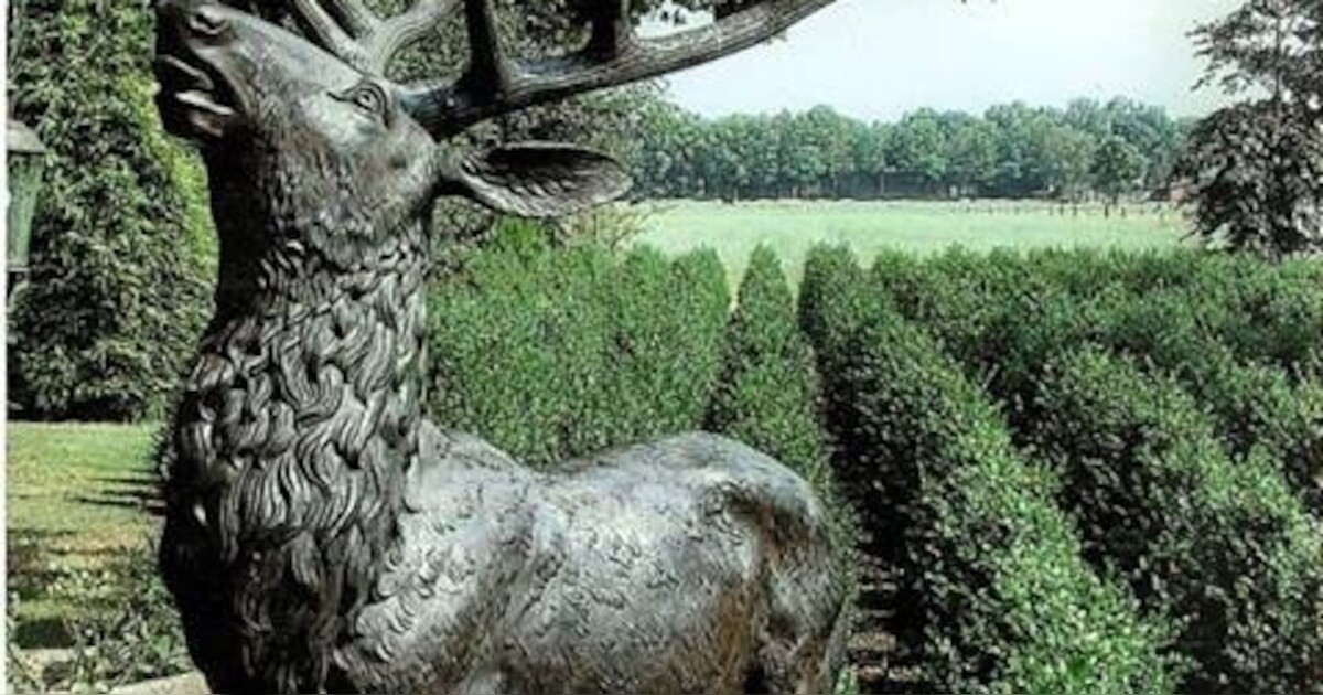 Bronzen hert gestolen uit tuin in St. Isidorushoeve