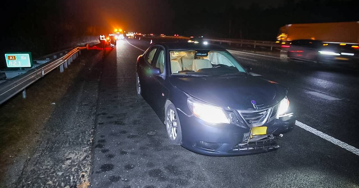 Bestuurders gewond bij aanrijding op A1 bij Ugchelen