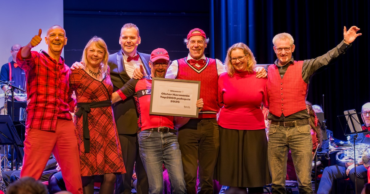 Recordaantal bezoekers bij Top 2000 Pubquiz Olster Harmonie