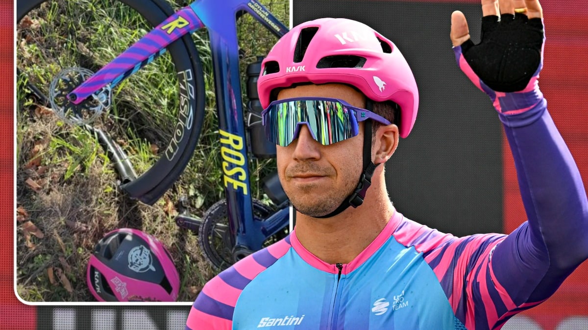 Dylan Groenewegen loopt ribblessure op na botsing met motor tijdens training