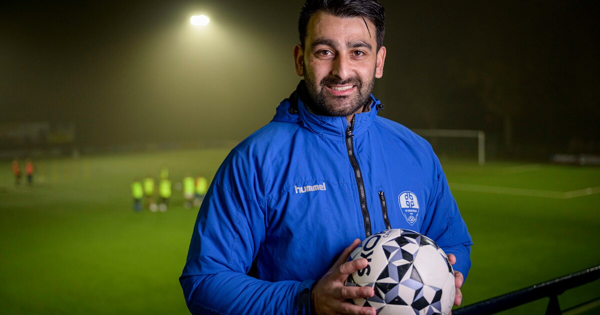 Door blessures verruilde Hamoudi Jaafil WVV’34 voor Bentelo én de voetbalschoenen voor het trainersv