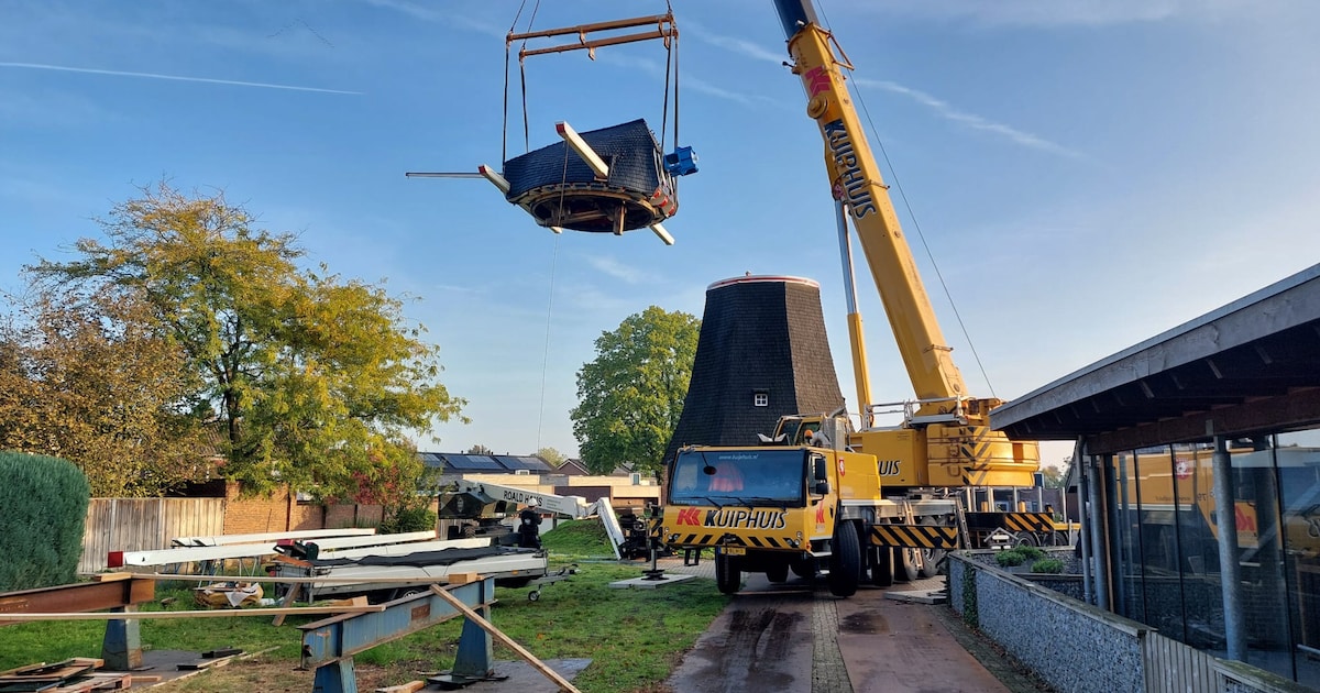 Na vier maanden ‘rust’ gaat molen in Denekamp weer draaien: ‘Duurde wat langer dan verwacht’