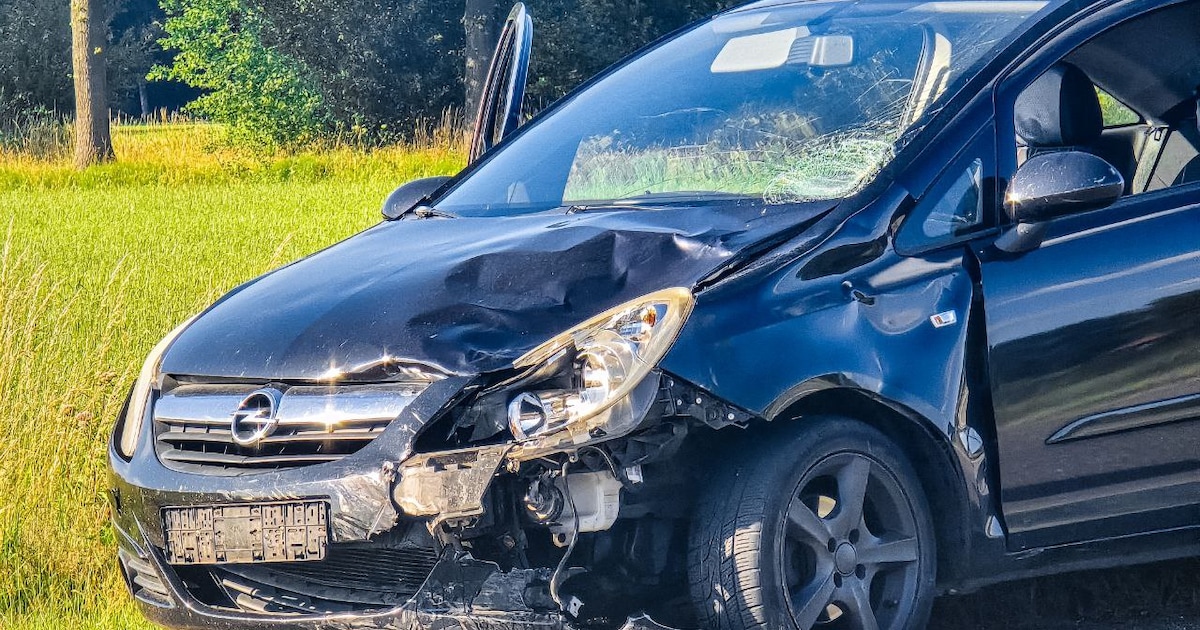 Scooterrijder gewond bij aanrijding op de N731 bij Glane.
