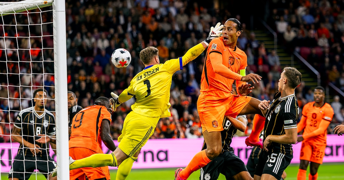 Goal van Virgil van Dijk afgekeurd, Duitsers scoren na blessure bij ...