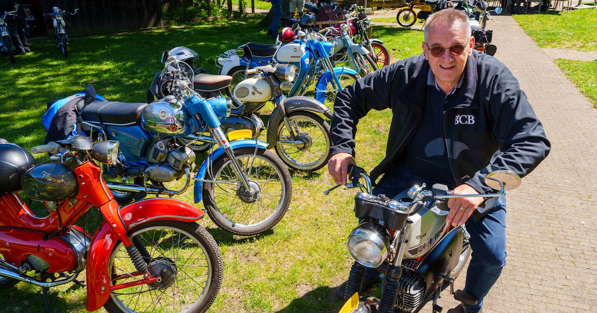 Oude Zundapps en Kreidlers weer op de weg: Bromfietsclub Beltrum showt klassiekers bij de Wendezoele