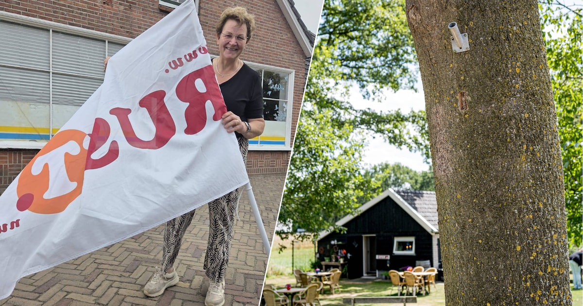 Rustpunt Den Tuut’n blij en opgelucht: gestolen vlag weer terug dankzij oplettende mensen