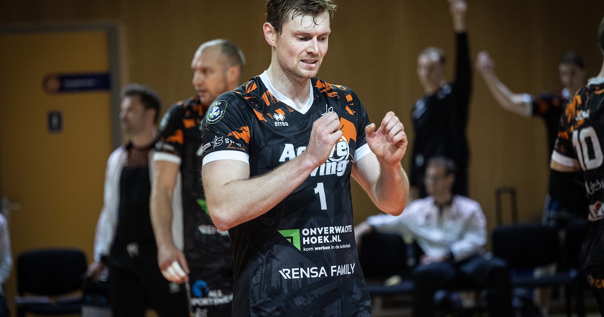 Volleyballers Orion Stars op rozen in titelstrijd na nieuwe zege op Lycurgus: ‘Maar we hebben nog ni