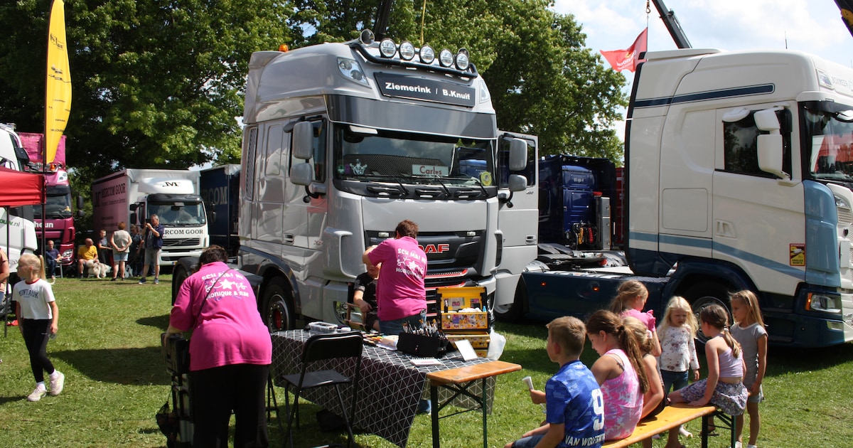 125 vrachtwagens rollen naar Diepenheim voor jaarlijks Truckfestijn