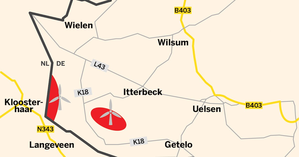 Duits windpark weer stapje dichterbij; zorgen in Langeveen worden groter