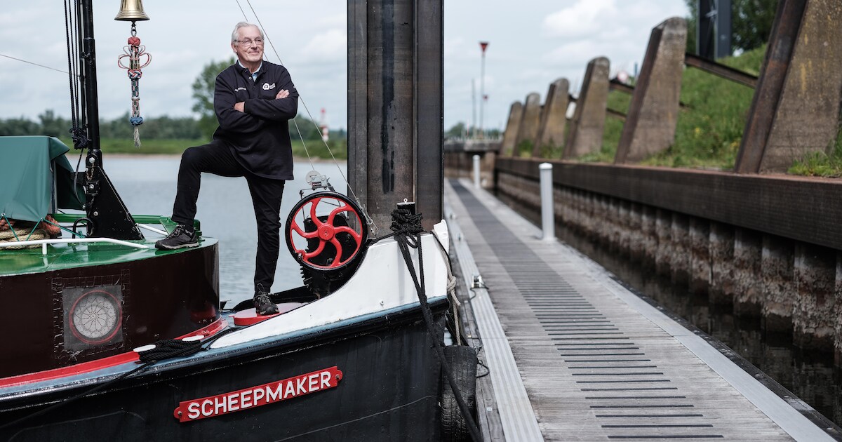 Honderd jaar oud schip trekt alle aandacht in Doesburg: hier woont de nieuwe havenmeester